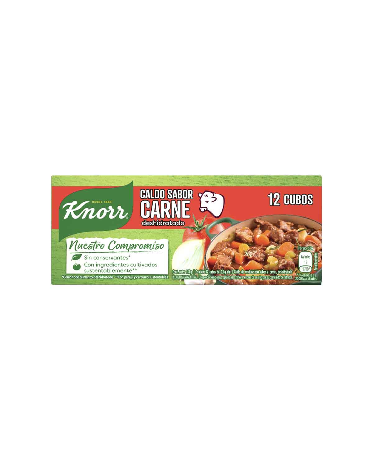 Caldo Knorr Carne 12 Un